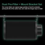 6*10Inch Hydroponic Air Carbon Filter Australian Charcoal Odor Scrubber Reversible Flange Included - Image 5